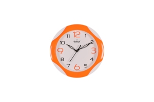 SONAM Round Quartz Wall <b>Clock</b> Analog Plastic Minimalist Design Black <b>White</b> Living Room Decor Silent Battery Operated - Product Image 3