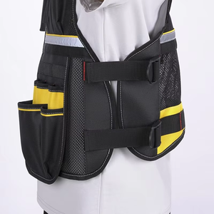 Gilet de sécurité réfléchissant personnalisé imprimé à l'écran, en tissu ignifuge, haute visibilité pour l'industrie pétrolière et gazière, vêtements de travail professionnels - Product Image 6