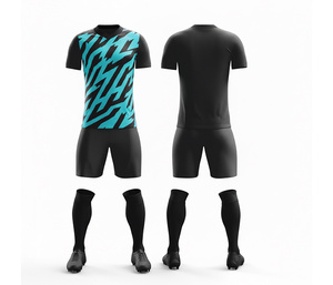 Fabricante de Uniformes de Fútbol Personalizados, Servicio OEM |   Tallas para Hombres, Mujeres y Jóvenes |   Ropa Deportiva Ligera de Secado Rápido para Entrenamiento - Product Image 4