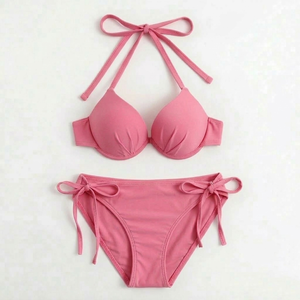 Conjunto de Bikini Sexy de Alta Calidad para Mujer, Diseño Personalizado, Traje de Baño de Una Pieza, Ropa de Playa de Dos Piezas - Product Image 2