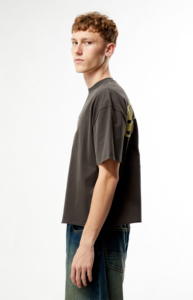 เสื้อยืดคอกลมแขนสั้นทรงปกติสำหรับผู้ชาย ผ้าฝ้าย 100% พิมพ์ลายกราฟิก ออกแบบโลโก้เองได้ สไตล์ฮิปฮอป ระบายอากาศได้ดี ใส่สบาย - Product Image 3