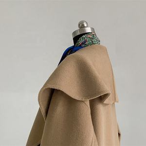 SIDDIQUI HOSINEX Abrigo Casual de Talla Grande para Mujer, de Punto, con Forro de Piel de Muskrat, de Ante Vacuno, Elegante, de Manga Larga, para Otoño - Product Image 4