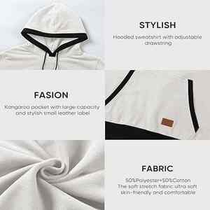 Sudadera con Capucha al por Mayor para Hombre, Sudaderas Casuales de Color Sólido, Sudadera con Capucha para Hombre, Transpirable, con Logotipo Personalizado - Product Image 6