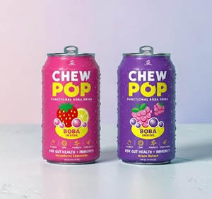 Functional <b>boba</b> tea popping <b>boba</b> Grape Splash 320ml digestive wellness drink - Product Image 1