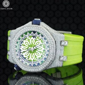 Reloj de Lujo para Hombre Charm Jewells, Acero Inoxidable, Bisel con Diamantes Dorados, Movimiento Mecánico Analógico, Fecha Automática, Caja de 40 mm, 10 Bar - Product Image 4