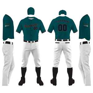 Custom <b>Men</b> Baseball Jersey Set Maroon <b>White</b> <b>Pants</b> Short Sleeve Embroidery Team Name Moisture Wicking Polyester Adult Size - Product Image 5