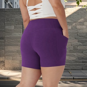 Shorts Deportivos para Mujer con Bolsillos Laterales, Cintura Alta, para Correr, Entrenamiento, Fitness, Yoga, Transpirables, Ropa Deportiva Activa - Product Image 6