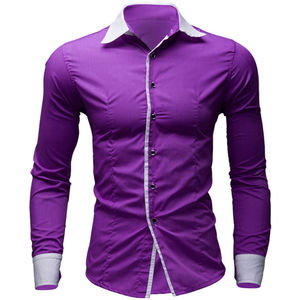 Camiseta de Manga Larga para Hombre, Blanca con Detalles en Contraste, Estilo Casual Elegante, Tejido de Punto, Diseño con Estampado Fotográfico, Cuello Redondo, Poliéster/Algodón Transpirable - Product Image 1