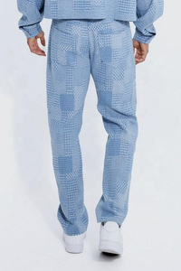 Pantalon en Corduroy Popper Délavé Vert Sauge Coupe Décontractée pour Homme – Streetwear de Haute Qualité, Imperméable, Fabrication OEM, Jambe Large - Product Image 5