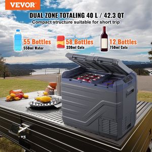 Compresor portátil del congelador del refrigerador del coche de la zona dual de 40 L para el uso del hogar y del coche - Product Image 2