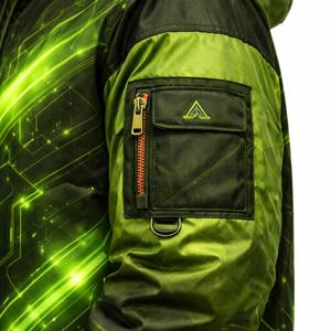 New Arrival Premium Quality Winter Sublimation Techwear Hooded Jacket 100% Waterproof Unisex Hoodies Casual Wear Breathable - Product Image 4