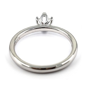 แหวนหมั้นเพชรแท้18K สีทองขาวล้วนสำหรับผู้หญิงแหวนหมั้นแบบกึ่งยึดสำหรับงานแต่งงานที่น่าชื่นชมสินค้า OEM - Product Image 3