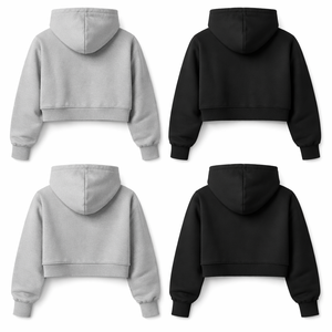 Sudaderas con Capucha Cortadas Personalizadas al por Mayor para Hombre y Mujer - Proveedor Directo de Fábrica OEM - Product Image 2