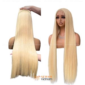 วิกผมคนแท้สีบลอนด์แบบเวียดนามสำหรับทำวิกผมต่อแบบรัสเซียผ้าคู่32นิ้ว - Product Image 5