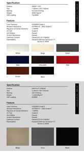 Siège de voiture en cuir artificiel PVC Wellmark, disponible en 3 couleurs, pour la décoration. - Product Image 4