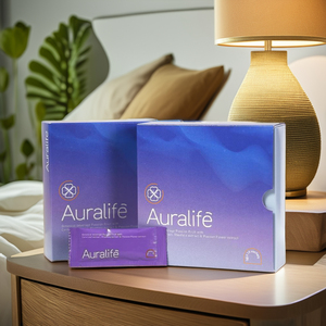 Suplemento Auralife para el Equilibrio de la Mente y el Cuerpo, Fórmula Diaria para el Calma, Gestión del Estrés y Preparación del Sueño - Product Image 1
