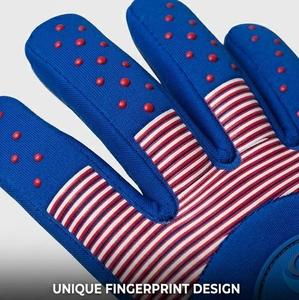 Guantes de Portero de Fútbol Subhay, Dedos Completos, Palma de Silicona Antideslizante, Correa de Muñeca Ajustable, Unisex, Deportivos - Product Image 3