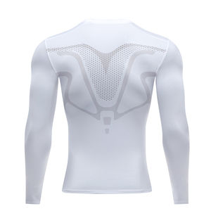 Men`s Gyms Body Building Rash Guard Quick Dry Compression Shirt Fitness Baselayer Fit Workout T Shirt Compression Shirt Men - Product Image 4