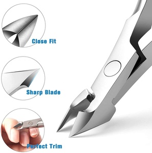 Wholesale High Strength Stainless Steel Nail Cuticle Nipper Easy to Use Curved Blade Beauty Tool Strong in Stock - Product Image 2