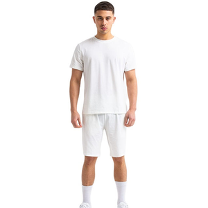 Conjuntos Deportivos BEHRAM INTERNATIONAL de Alta Calidad para Hombre, Verano, 2 Piezas, Lavado Ácido, 100% Fibra de Bambú, Logotipo Personalizado, Camiseta y Pantalones Cortos - Product Image 5