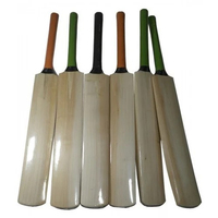 Bate de Cricket Ligero de Madera Ambidiestro para Jóvenes, Cosido a Mano, Personalizable, Set de Equipamiento para Partidos, Academias, Universidades y Equipos Universitarios