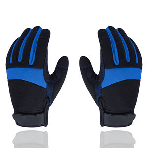 Guantes de Seguridad Duraderos con Palma Acolchada de Cuero para Manejo de Materiales en Almacenes y Reparación Automotriz, Diseño Casual - Product Image 5