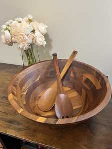 Tazón de Madera Artesanal de Alta Calidad con Logotipo Personalizado para Servir Dal Sabzi Rice, Diseño Clásico Indio para Regalos Empresariales - Product Image 3