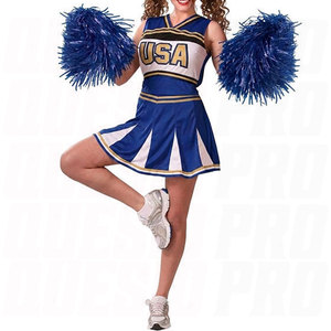 Custom Design Cheerleading Uniform <b>Polyester</b> Made Dry Fit Fabric School Dancing Uniform for Women Custom Logo Breathable - Product Image 2