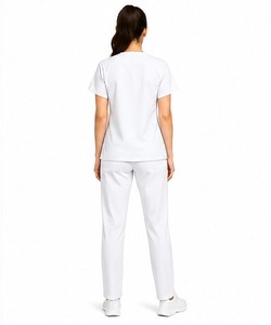 Conjunto de Ropa Médica de Alta Calidad, Tejido con Agujas, Poliéster/Algodón, Sin Costuras, Diseño de Logotipo Personalizado OEM, Uniforme de Enfermería Unisex - Product Image 2