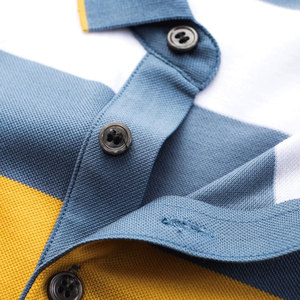 Camisetas Polo Modernas para Hombre con Cuello Abotonado, Tela Ligera, Diseño de Manga Corta para Uso Diario Informal - Product Image 5