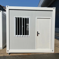 SYNZEST Module de vie mobile moderne extensible avec salle de bain complète et cuisine intégrée, maisonnette préfabriquée en conteneur pour bureau ou hôtel
