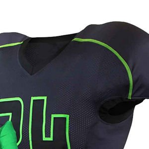 Maillot de football américain unisexe sur mesure, respirant, professionnel, à manches courtes, grandes tailles - Product Image 4