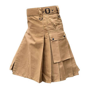 Kilt écossais kaki utilitaire pour homme – Vente en gros – Style moderne des Highlands – Meilleure vente 2026 - Product Image 2