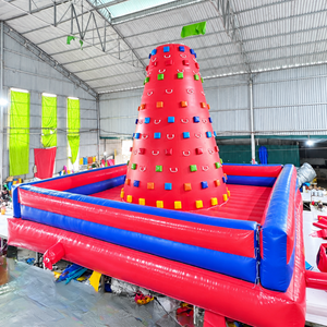 Castillo Inflable de Escalada en Roca de PVC, Torre de Escalada, Equipo de Juegos Comercial para Interiores, para Fiestas Infantiles y Eventos de Alquiler - Product Image 3
