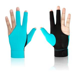 Gants de sport en spandex à trois doigts ouverts pour le snooker et le billard, prix de gros, fournisseur en gros, faibles MOQ, gants Yoyo pour joueurs professionnels - Product Image 5