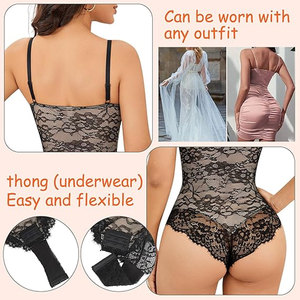 Traje de Baño Enterizo de Alta Calidad para Mujer, Tela Transparente Elástica, Estilo Simple, para Playa, Verano - Product Image 6