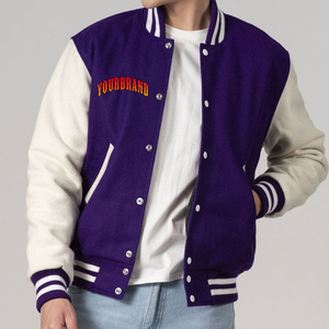 Wholesale Fashion Custom Embroidery Versity Leatherman Varisty Baseball Letter <b>Man</b> Varsity <b>Jackets</b> High Quality <b>Jacket</b> - Product Image 1
