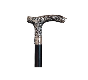 ไม้เท้าทองเหลืองคุณภาพพรีเมียม ดีไซน์หรูหรา แข็งแรง ทนทาน เหมาะสำหรับการเดินกลางแจ้งและการใช้งานในชีวิตประจำวัน - Product Image 1