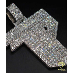Collier Hip Hop personnalisé avec pendentif flèche serti de pierres pour hommes et femmes, pendentif de luxe en forme de flèche, bijoux de mode brillants, vente en gros - Product Image 5