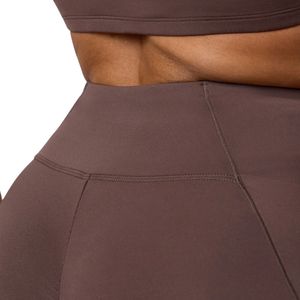 Brown High Waist Legging Women Stretch Fitness <b>Tights</b> Soft Touch Workout Yoga Pants Athletic Activewear Daily Wear - Product Image 4