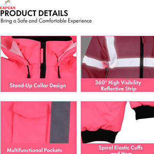 Chaqueta de Trabajo para Hombre, Resistente, de Tela de Poliéster Ligera, Ecológica, Transpirable, Ignífuga, con Certificación CE, de Alta Visibilidad - Product Image 5