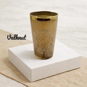 Verre à shot artisanal en corne de Viking pour fêtes sur le thème du Moyen Âge, verre à shot en corne de Viking gravé sur mesure, cadeau pour homme - Product Image 2