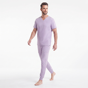 Tenue Médicale Personnalisée pour Hommes – Blouse et Pantalon en Polyester Respirant et Confortable pour Infirmiers et Professionnels de Santé - Product Image 3
