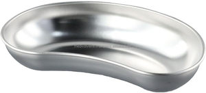 Meilleur fournisseur : Plateau réniforme en acier inoxydable, manuel, réutilisable, autoclavable, 8 pouces, pour usage chirurgical, dentaire et en laboratoire, haute qualité - Product Image 3
