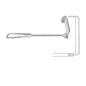 Retractor Quirúrgico Metálico de la Mejor Calidad, Retractor Manual Morris de 20 mm de Ancho, 40 mm de Profundidad y 250 mm de Longitud, Acero Inoxidable, Ginecología - Product Image 4