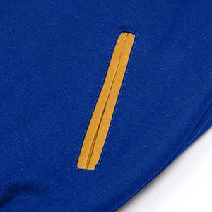 Chaqueta de Béisbol Varsity Simple para Hombre, Otoño Invierno, Nueva, de Lana y Felpa, Estilo Casual - Product Image 4