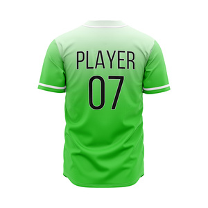 Camisetas de Béisbol Personalizadas para Hombre con Botones, Logotipo Frontal Personalizado, Nombre del Jugador, Impresión en Serigrafía, Secado Rápido, Transpirables, Antiolor - Product Image 6