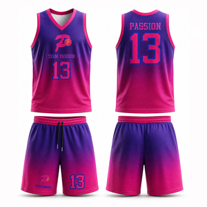 Conjunto de Uniforme de Baloncesto Personalizado Estilo Español para Niños, con Nombre y Número, para Niños y Niñas, Kit Deportivo para Fanáticos, Poliéster - Product Image 1