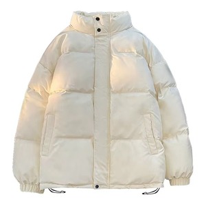 Custom High Quality Men's Winter <b>Canvas</b> Puffer <b>Jacket</b> Breathable Waterproof Hooded Bubble Style Zipper Plus Size Latest Color - Product Image 3