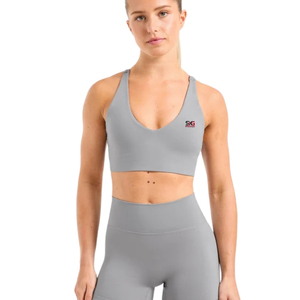 Women's Staple Sports Bra High <b>Support</b> Training Fitness Workout Crop Top Breathable Comfortable <b>Athletic</b> Activewear OEM ODM - Product Image 1